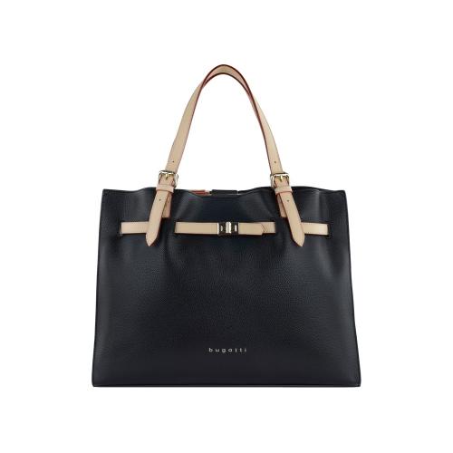 Сумка наплечная женская BUGATTI ЭЛЛА | ELLA, черная, полиуретан, 37,5х13; - купить необычные подарки в Воронеже