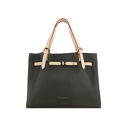 Сумка наплечная женская BUGATTI ЭЛЛА | ELLA, оливковая, полиуретан, 37,5х13; - купить необычные подарки в Воронеже