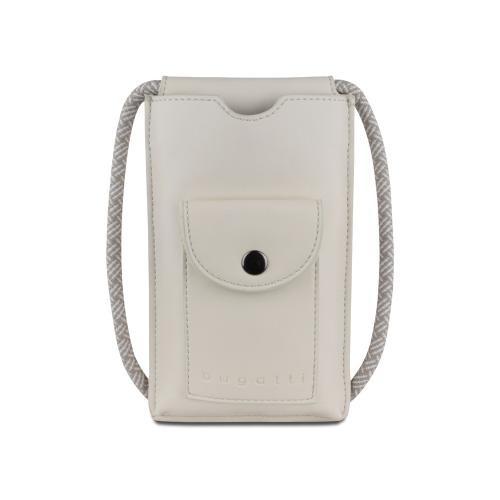 Сумка-чехол для мобильного телефона BUGATTI АЛМАТА | ALMATA, бежевая, полиуретан; - купить необычные подарки в Воронеже
