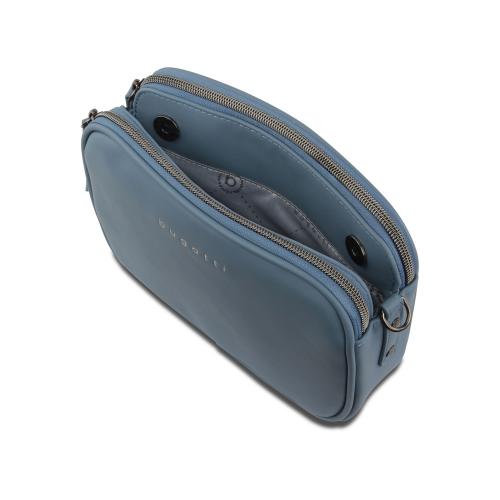 Сумка кросс-боди женская BUGATTI АЛМАТА | ALMATA, голубая, полиуретан, 21; - купить необычные сувениры в Воронеже