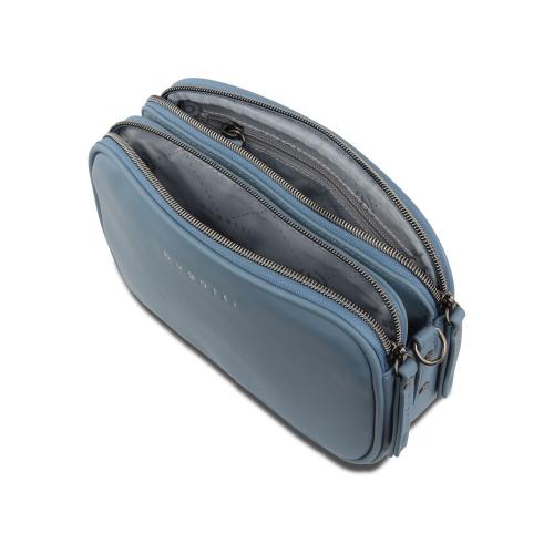 Сумка кросс-боди женская BUGATTI АЛМАТА | ALMATA, голубая, полиуретан, 21; - купить именные сувениры в Воронеже