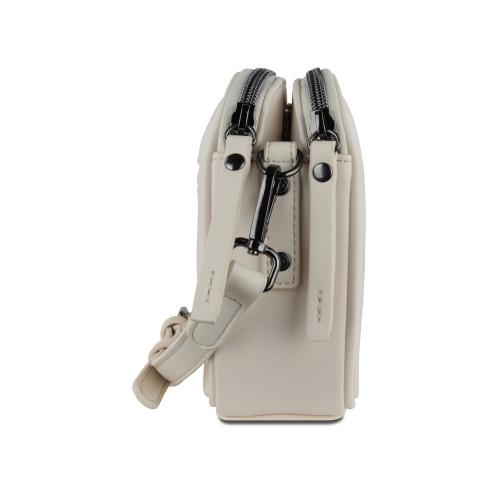 Сумка кросс-боди женская BUGATTI АЛМАТА | ALMATA, бежевая, полиуретан, 21; - купить подарки с логотипом в Воронеже