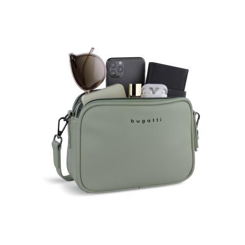 Сумка кросс-боди женская BUGATTI АЛМАТА | ALMATA, мятная, полиуретан, 21; - купить подарки с логотипом в Воронеже