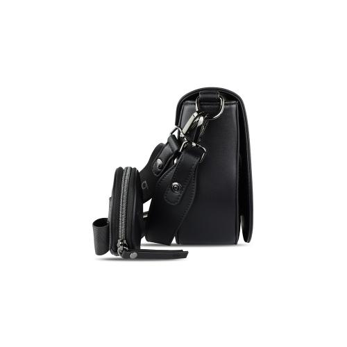 Сумка наплечная женская BUGATTI АЛМАТА | ALMATA, с кошельком, чёрная, полиуретан, 27х6х18; - купить именные сувениры в Воронеже