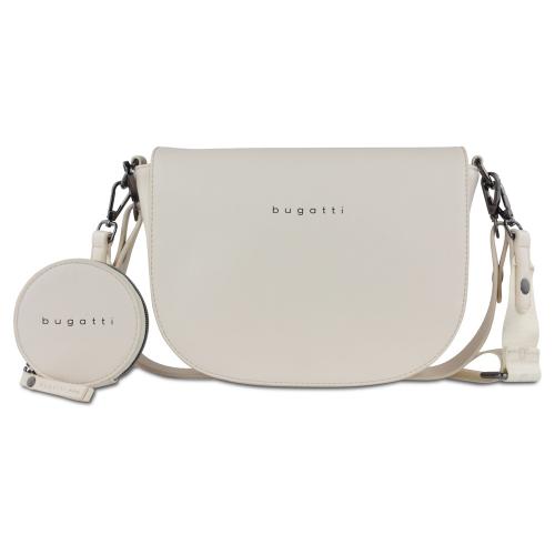 Сумка наплечная женская BUGATTI АЛМАТА | ALMATA, с кошельком, бежевая, полиуретан, 27х6х18; - купить необычные подарки в Воронеже