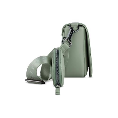 Сумка наплечная женская BUGATTI Almata, с кошельком, мятная, полиуретан, 27х6х18; - купить необычные сувениры в Воронеже