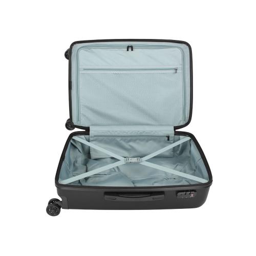 Чемодан BUGATTI КАЛЛИСТО | KALLISTO, чёрный, АБС-пластик, 44,5х26х63,5 см; - купить необычные подарки в Воронеже