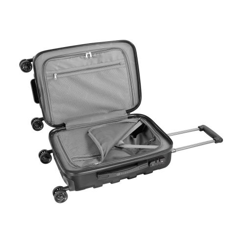 Чемодан для ручной клади BUGATTI ГАЛАТЕЯ | GALATEA, чёрный, поликарбонат / АБС-пластик, 36,5х24,5х56 см; - купить необычные подарки в Воронеже