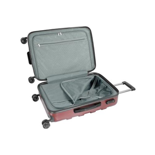 Чемодан BUGATTI ГАЛАТЕЯ | GALATEA, бордовый, поликарбонат / АБС-пластик, 46х27,5х67 см; - купить необычные подарки в Воронеже