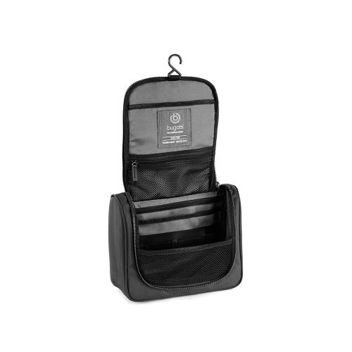 Несессер дорожный BUGATTI ВНЕ ВРЕМЕНИ ДЛЯ МУЖЧИН | CONTRATEMPO MEN, чёрный, нейлон, 26,5х10х20 см; - купить необычные подарки в Воронеже