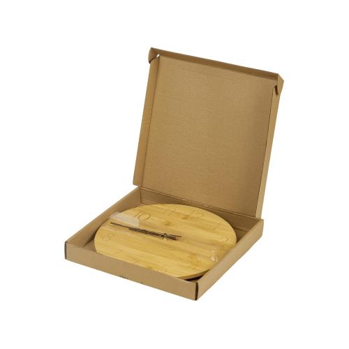 Настенные часы из бамбука Celeste, 8 мм; - купить именные сувениры в Воронеже