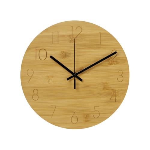 Настенные часы из бамбука Celeste, 8 мм; - купить необычные подарки в Воронеже