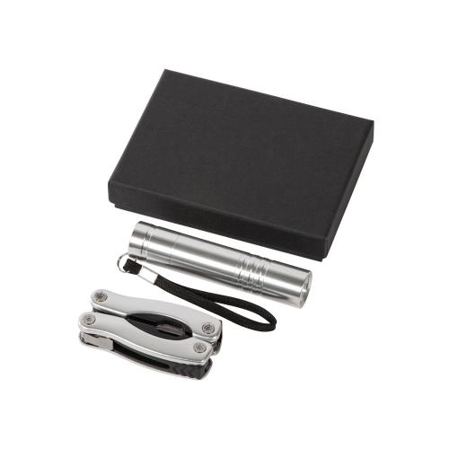 Подарочный набор Scout с многофункциональным ножом и фонариком; - купить необычные подарки в Воронеже