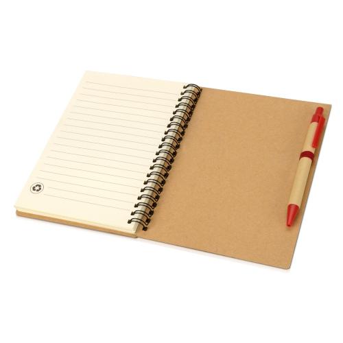 Блокнот Helly с ручкой; - купить именные сувениры в Воронеже