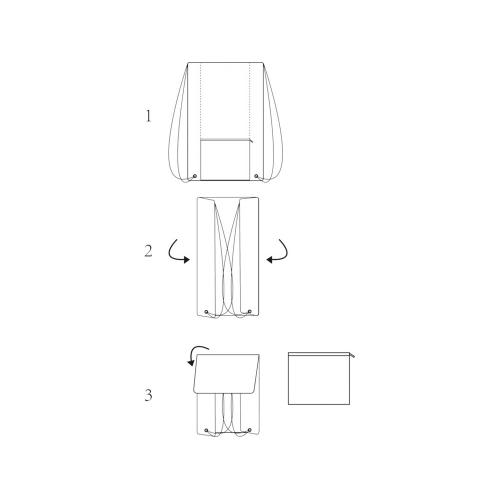 Складной рюкзак со шнурком Coss; - купить подарки с логотипом в Воронеже