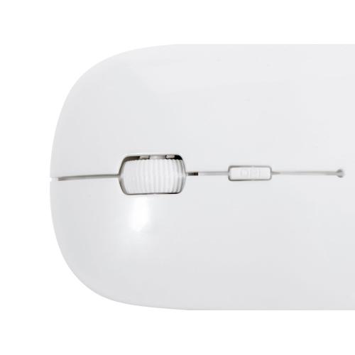 Мышь оптическая беспроводная Desmo в кейсе; - купить именные сувениры в Воронеже