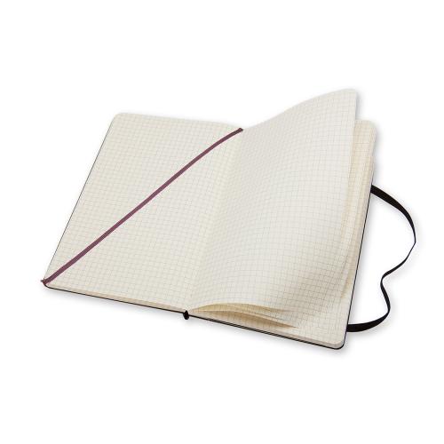 Записная книжка Moleskine Classic (в клетку) в твердой обложке, Large ; - купить необычные сувениры в Воронеже