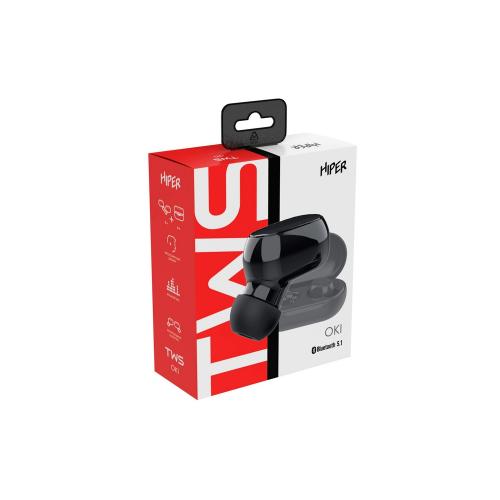 Беспроводные наушники HIPER TWS OKI Black ; - купить подарки с логотипом в Воронеже