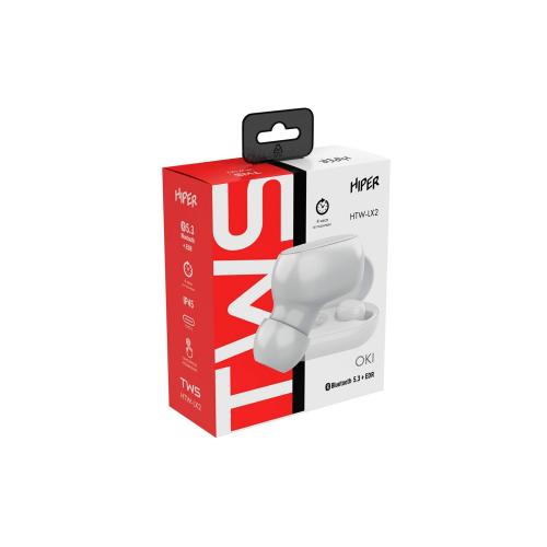Беспроводные наушники HIPER TWS OKI White ; - купить подарки с логотипом в Воронеже