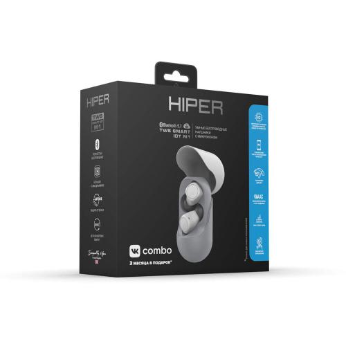 Беспроводные наушники HIPER TWS Smart IoT M1 ; - купить подарки с логотипом в Воронеже
