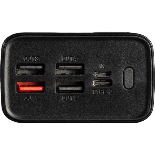 Портативный внешний аккумулятор FAST 30000 Black; - купить подарки с логотипом в Воронеже