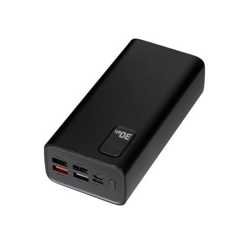 Портативный внешний аккумулятор FAST 30000 Black; - купить именные сувениры в Воронеже