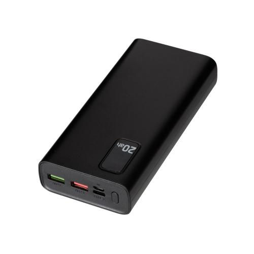 Портативный внешний аккумулятор FAST 20000 Black; - купить именные сувениры в Воронеже