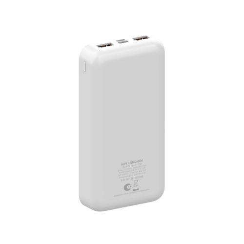 Портативный внешний аккумулятор SM20000 White ; - купить необычные подарки в Воронеже