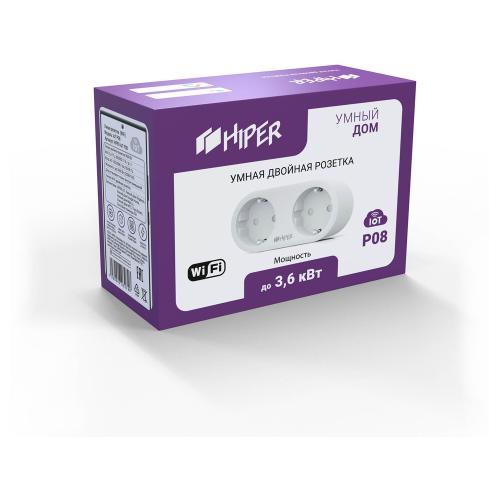 Умная розетка HIPER IoT P08; - купить необычные подарки в Воронеже