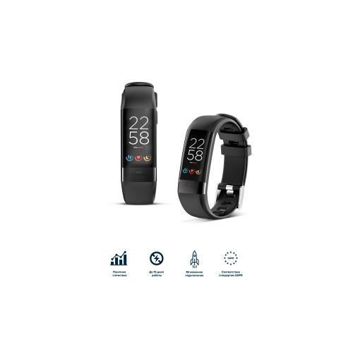 Фитнес-браслет с виртуальным тренером и измерением ЭКГ Canyon Smart Coach SB-75, IP67; - купить именные сувениры в Воронеже