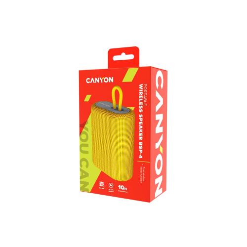 Портативная беспроводная колонка Canyon BSP-4, 5W, 1200mAh; - купить именные сувениры в Воронеже