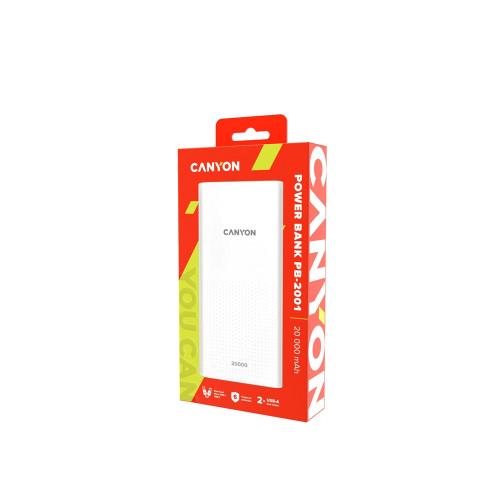 Портативный аккумулятор Canyon PB-2001 ; - купить подарки с логотипом в Воронеже