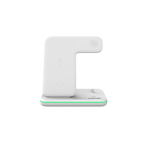 Беспроводное зарядное устройство для гаджетов 3-в-1 с технологией QI Canyon WS-302 ; - купить необычные подарки в Воронеже