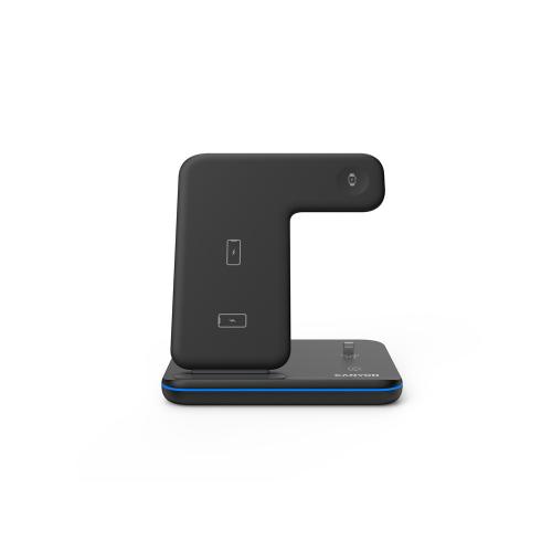 Беспроводное зарядное устройство для гаджетов 3-в-1 с технологией QI Canyon WS-302 ; - купить необычные подарки в Воронеже