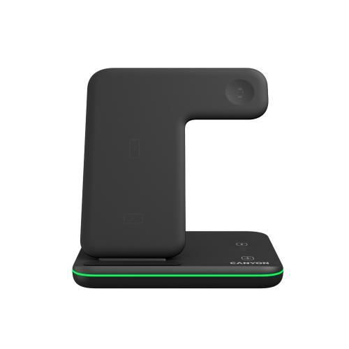 Беспроводное зарядное устройство для гаджетов 3-в-1 с технологией QI Canyon WS-303 ; - купить необычные подарки в Воронеже