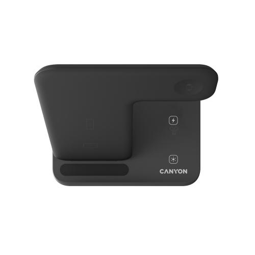 Беспроводное зарядное устройство для гаджетов 3-в-1 с технологией QI Canyon WS-303 ; - купить именные сувениры в Воронеже