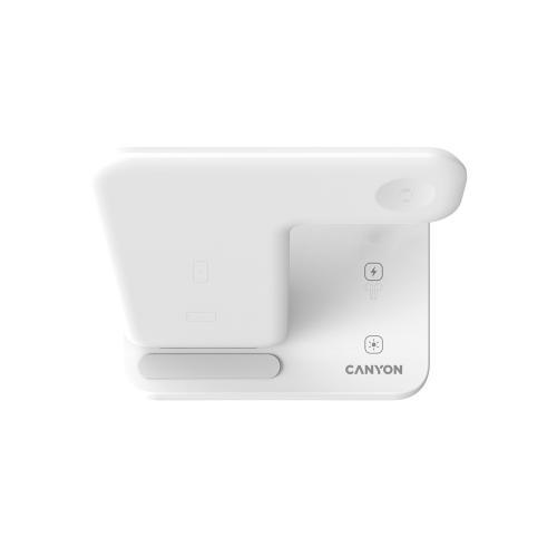 Беспроводное зарядное устройство для гаджетов 3-в-1 с технологией QI Canyon WS-303 ; - купить именные сувениры в Воронеже