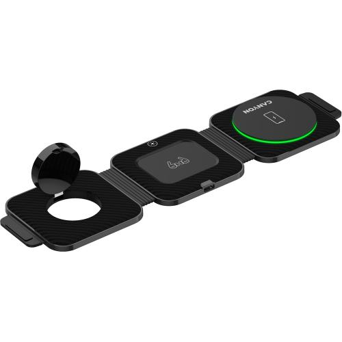 Беспроводное зарядное устройство 3 в 1 Canyon WS-305 ; - купить подарки с логотипом в Воронеже