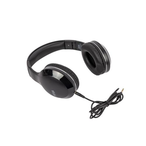 HIPER Наушники накладные WIRED CASUAL BLACK HTW-OV1 ; - купить подарки с логотипом в Воронеже