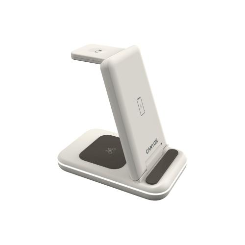 Беспроводное зарядное устройство 3-в-1 CANYON WS-304 ; - купить подарки с логотипом в Воронеже