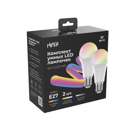Набор из двух лампочек IoT CLED M1 RGB, E27; - купить необычные подарки в Воронеже