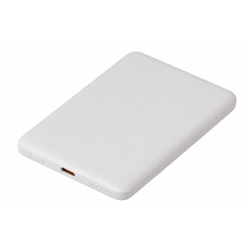 Внешний аккумулятор с QC/PD Шарп, 5000 мАч, белый