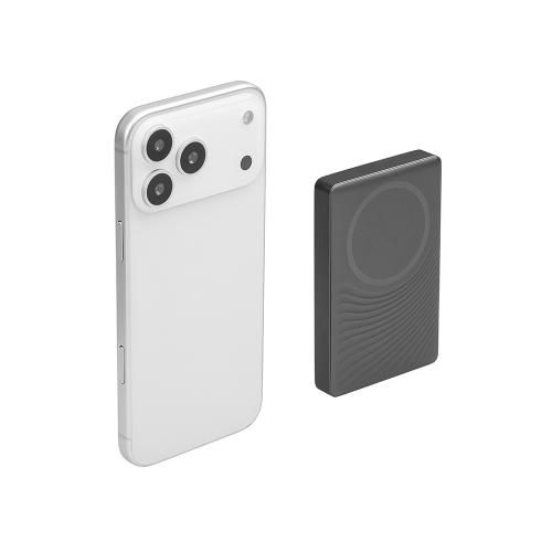 Магнитный беспроводной внешний аккумулятор, QC/PD Сёрф, 10000 мАч; - купить именные сувениры в Воронеже