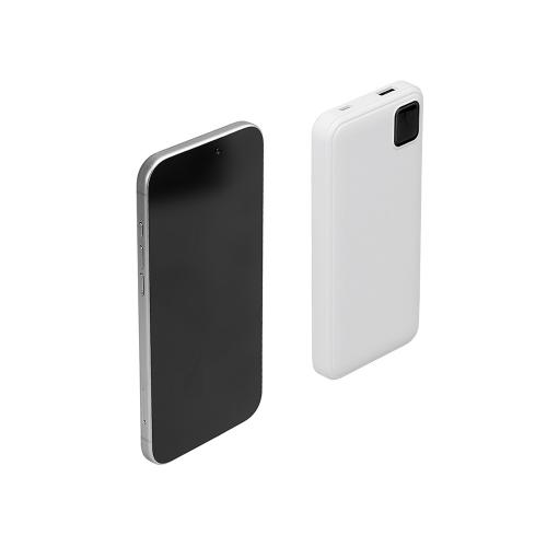 Внешний аккумулятор со встроенными кабелями Фрэйм, 10000мач; - купить необычные подарки в Воронеже