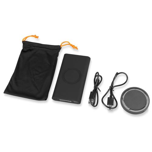 Портативный набор с беспроводным зарядным устройством ; - купить именные сувениры в Воронеже