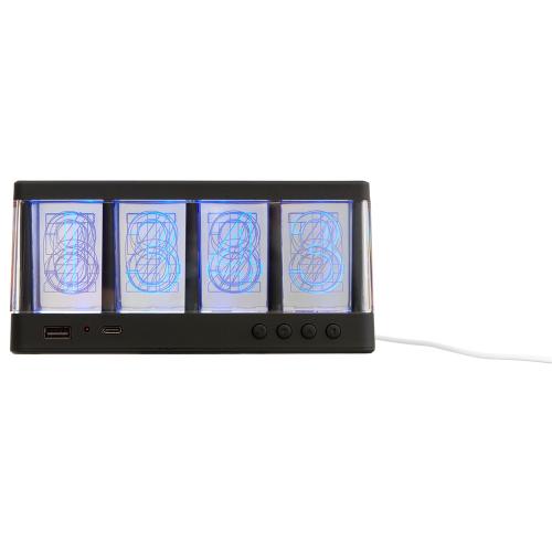 Часы с беспроводной зарядкой Cyber; - купить необычные сувениры в Воронеже