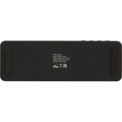 Часы с беспроводной зарядкой Cyber; - купить именные сувениры в Воронеже