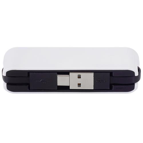 USB-хаб Hubix с коннектором 2-в-1 USB-C и USB-A, 2.0; - купить подарки с логотипом в Воронеже