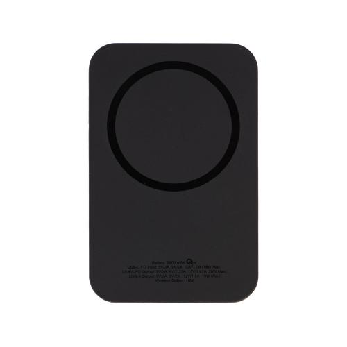 Магнитный беспроводной внешний аккумулятор MagnetIQ, 5000 mah, 10 W; - купить необычные сувениры в Воронеже