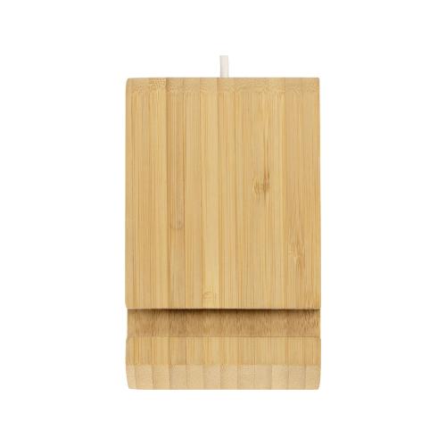 Беспроводное зарядное устройство из бамбука Jetty, 10 Вт; - купить подарки с логотипом в Воронеже